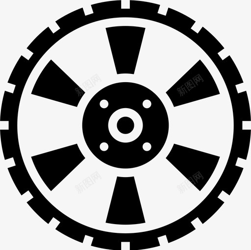 车轮汽车零件8字形图标svg_新图网 https://ixintu.com 字形 汽车零件 车轮