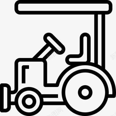 拖拉机设备农业图标图标