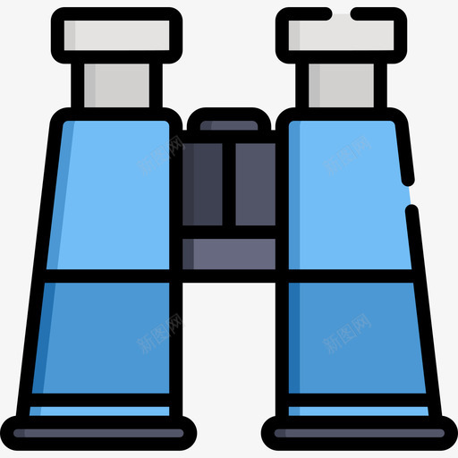 双筒望远镜高尔夫24线性颜色图标svg_新图网 https://ixintu.com 双筒 望远镜 线性 颜色 高尔夫