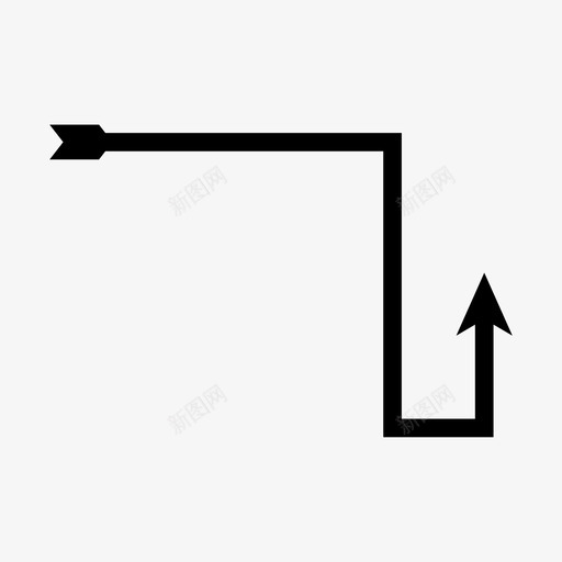 箭弓方向图标svg_新图网 https://ixintu.com 向上 弓 方向 箭 箭弓1