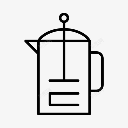 法国出版社咖啡饮料图标svg_新图网 https://ixintu.com 出版社 咖啡 咖啡机 图标 机器 法国 饮料