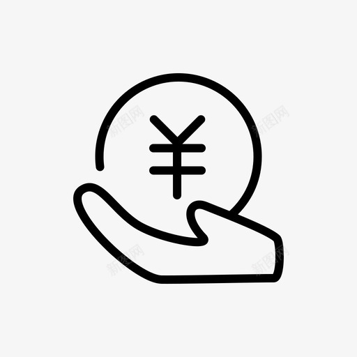 zhongchousvg_新图网 https://ixintu.com zhongchou 线性 单色 圆润