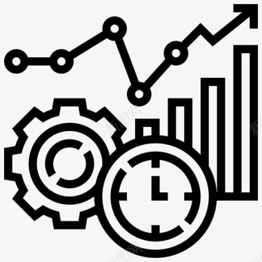 效率分析数据图标图标