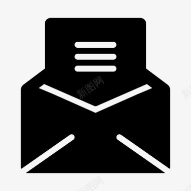 信件通信信封图标图标