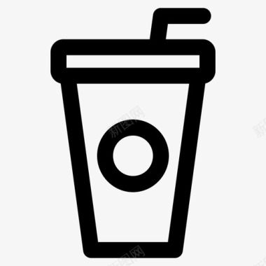 纸杯咖啡咖啡杯图标图标