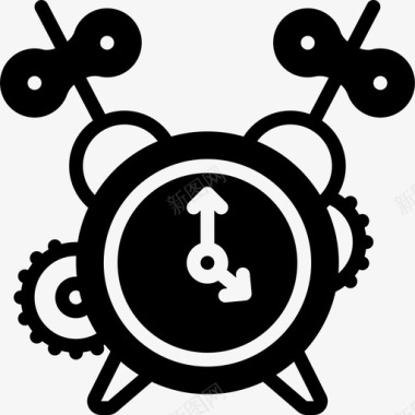 时钟蒸汽朋克2填充图标图标