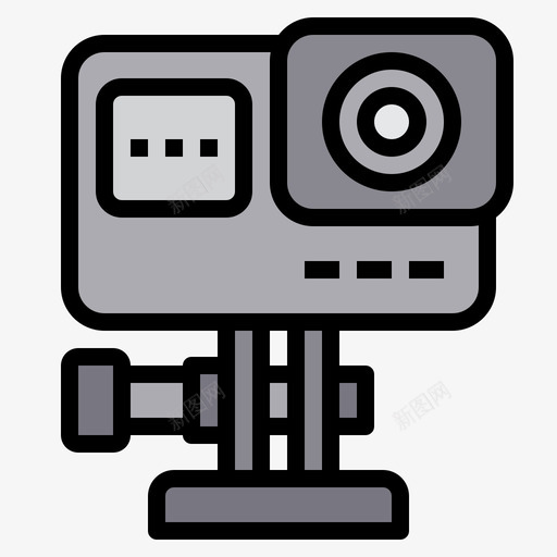 动作摄像机小工具10线性颜色图标svg_新图网 https://ixintu.com 动作 小工 工具 摄像机 线性 颜色