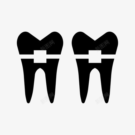 口腔牙套牙科图标svg_新图网 https://ixintu.com 医疗 医院 口腔 标志 牙套 牙科 牙齿 生理盐水