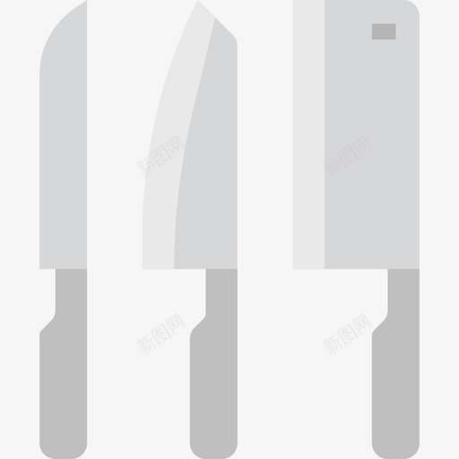 刀厨房和炊具3扁平图标svg_新图网 https://ixintu.com 厨房 扁平 炊具