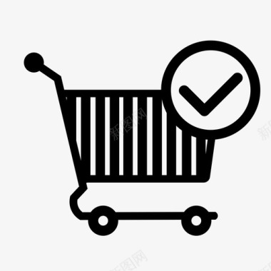 购物车购物篮电子商务图标图标