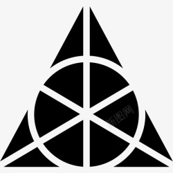 几何学占星术和符号学图标图标
