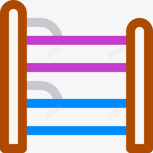 双层床家装18线性颜色图标svg_新图网 https://ixintu.com 双层床 家装18 线性颜色
