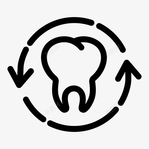 康复牙科牙医图标svg_新图网 https://ixintu.com 康复 牙医 牙科 牙齿 磨牙