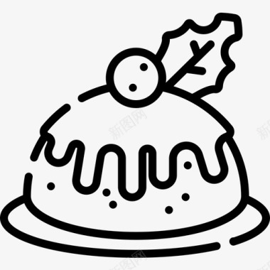 蛋糕冬季53直纹图标图标