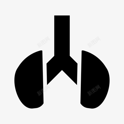 肺器官呼吸图标svg_新图网 https://ixintu.com 医院 呼吸 器官 铭文