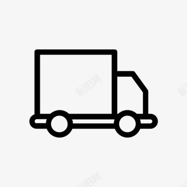 卡车汽车交货图标图标