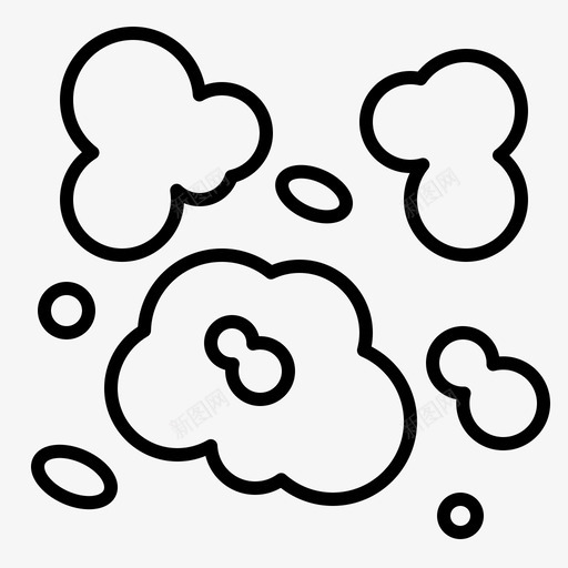 空气粉尘环境图标svg_新图网 https://ixintu.com 大纲 常规 污染 环境 空气 粉尘