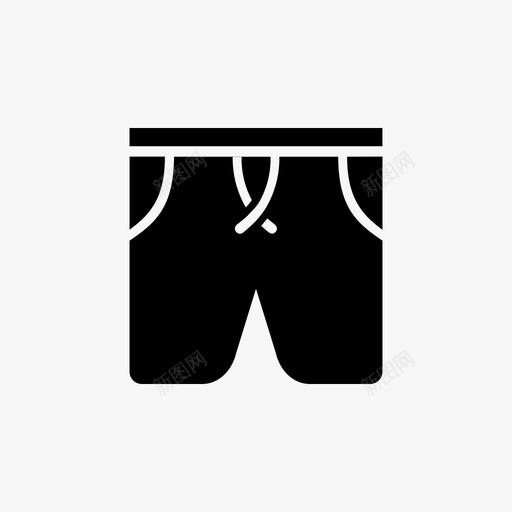 短裤男装图标svg_新图网 https://ixintu.com 男装 短裤
