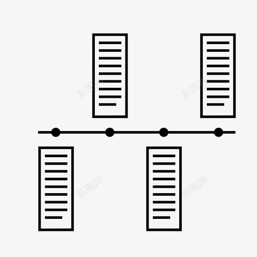 时间线演变时间表图标svg_新图网 https://ixintu.com 时间 时间表 演变