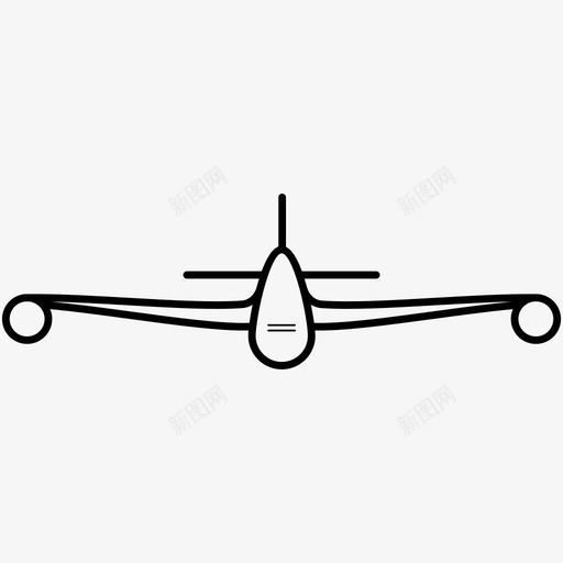 军用飞机客机飞机图标svg_新图网 https://ixintu.com 军用飞机 客机 民用 飞机 飞机轮廓
