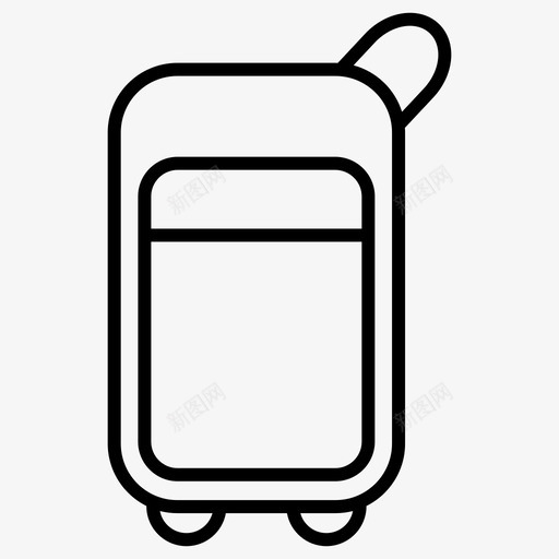 旅行箱包公文包图标svg_新图网 https://ixintu.com 公文包 包 旅游 旅行箱 行李