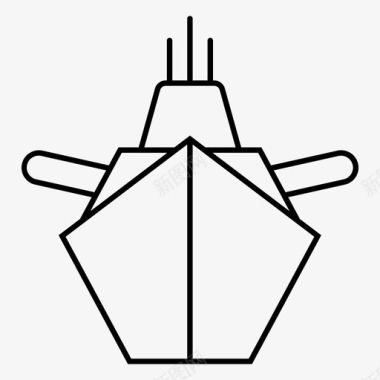 战舰战场船图标图标