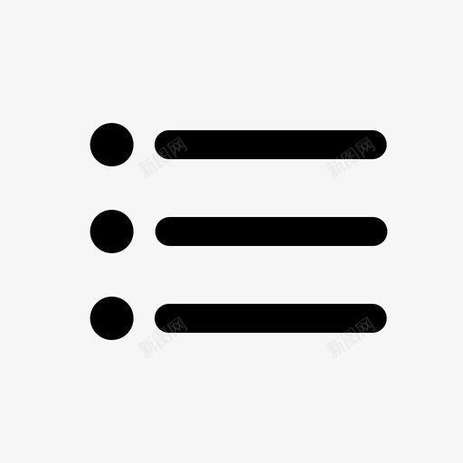 列表应用程序项目符号列表图标svg_新图网 https://ixintu.com 001行 ui uiux web 列表 应用程序 符号 选项 项目