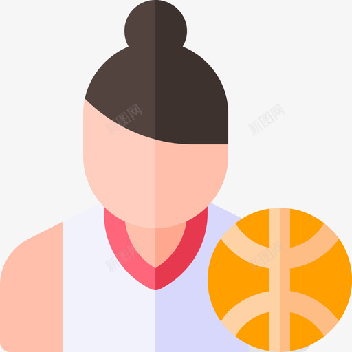 篮球运动员体育头像7平手图标svg_新图网 https://ixintu.com 体育头像7 平手 篮球运动员