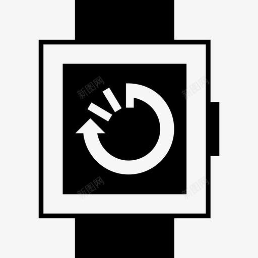 smartwatch重新启动重置更新图标svg_新图网 https://ixintu.com smartwatch 启动 图示 更新 重新 重置
