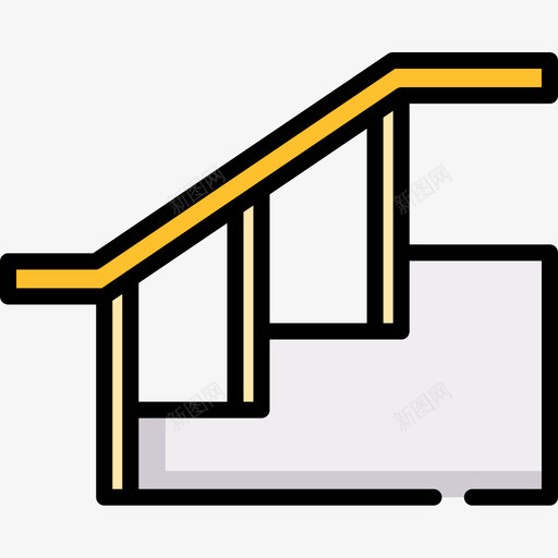 扶手内饰8线条颜色图标svg_新图网 https://ixintu.com 内饰 扶手 线条 设计 颜色