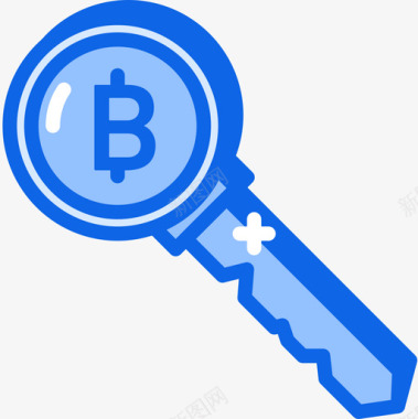 密钥加密4蓝色图标图标