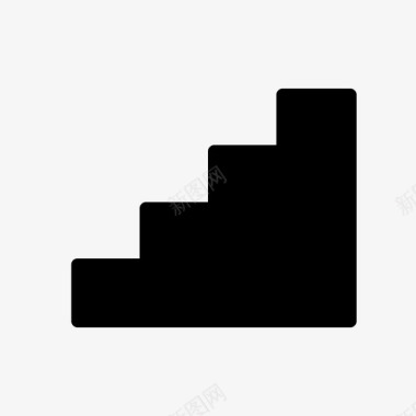 楼梯建筑住宅图标图标