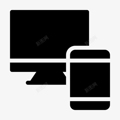 计算机数据传输设备图标svg_新图网 https://ixintu.com 48px 互联网 共享 字形 安全线 屏幕 数据传输 文件 移动 计算机 设备