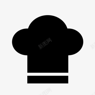 toqueblanche厨师烹饪图标图标