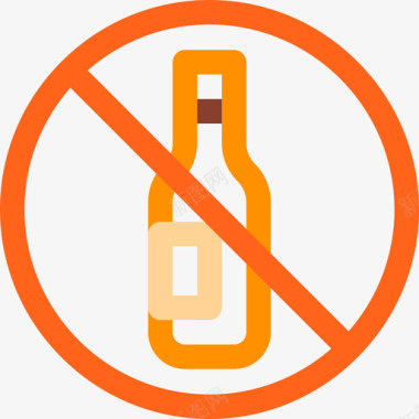 不喝酒啤酒30正色图标图标