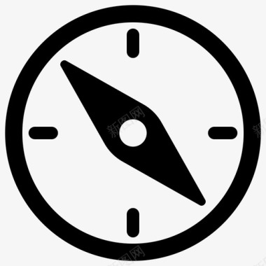指南针玫瑰指南针应用程序指南针工具图标图标
