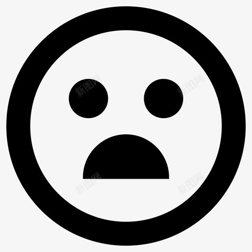 心烦意乱表情符号情绪图标svg_新图网 https://ixintu.com 心烦意乱 悲伤 情绪 笑脸 符号 表情