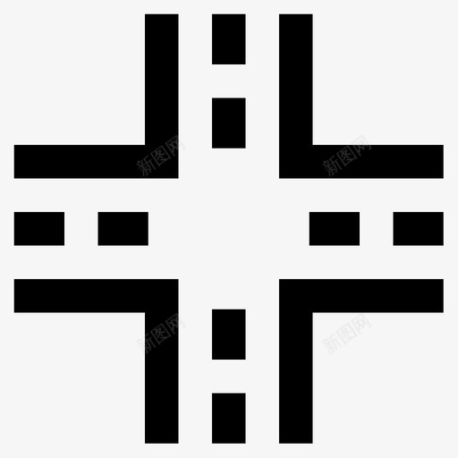 街道公共交通轮廓图标svg_新图网 https://ixintu.com 交通 公共 街道 轮廓