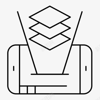 移动蜂窝技术图标图标