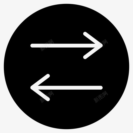 方向箭头按钮图标svg_新图网 https://ixintu.com 共享 基本设置线图示符 按钮 方向 符号 箭头