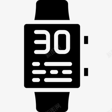 智能手表用户界面智能手表2固态图标图标
