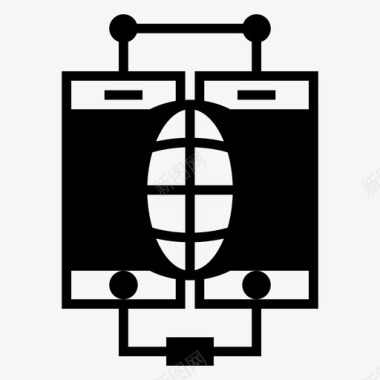 连接移动网络图标图标