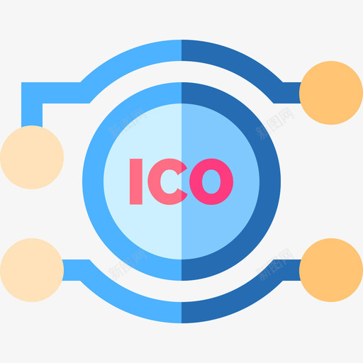 Ico区块链18扁平图标svg_新图网 https://ixintu.com Ico 区块链18 扁平