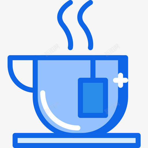 茶杯61号餐厅蓝色图标svg_新图网 https://ixintu.com 61号 茶杯 蓝色 餐厅