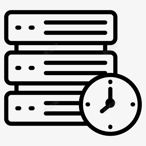 截止日期服务器时钟存储器图标svg_新图网 https://ixintu.com 图标 存储器 截止 截止日 方向 日期 时钟 时间 服务器 线图