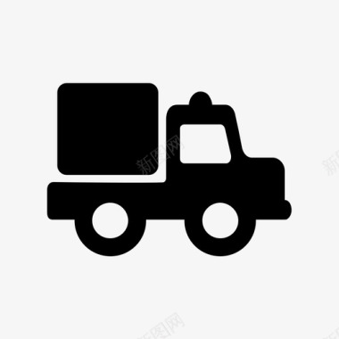 送货车卡车车辆图标图标