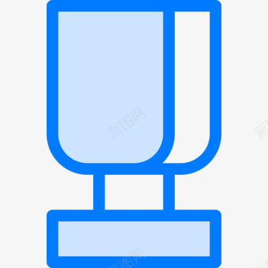 奖杯巴西4蓝色图标图标