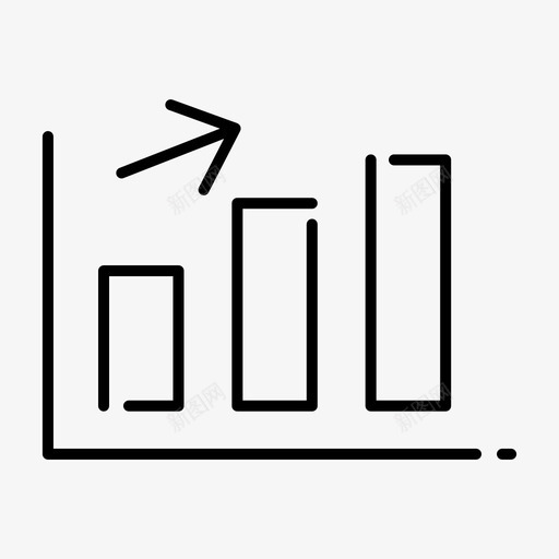 增长数据分析9线性图标svg_新图网 https://ixintu.com 增长 数据分析 线性