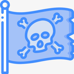 海盗的生活快乐罗杰海盗生活4蓝色图标高清图片