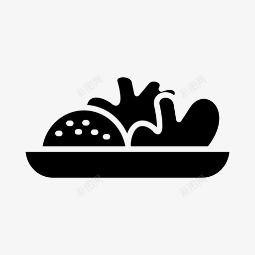 锅厨师烹饪图标svg_新图网 https://ixintu.com 厨师 厨房 器具 工具 油炸 烹饪